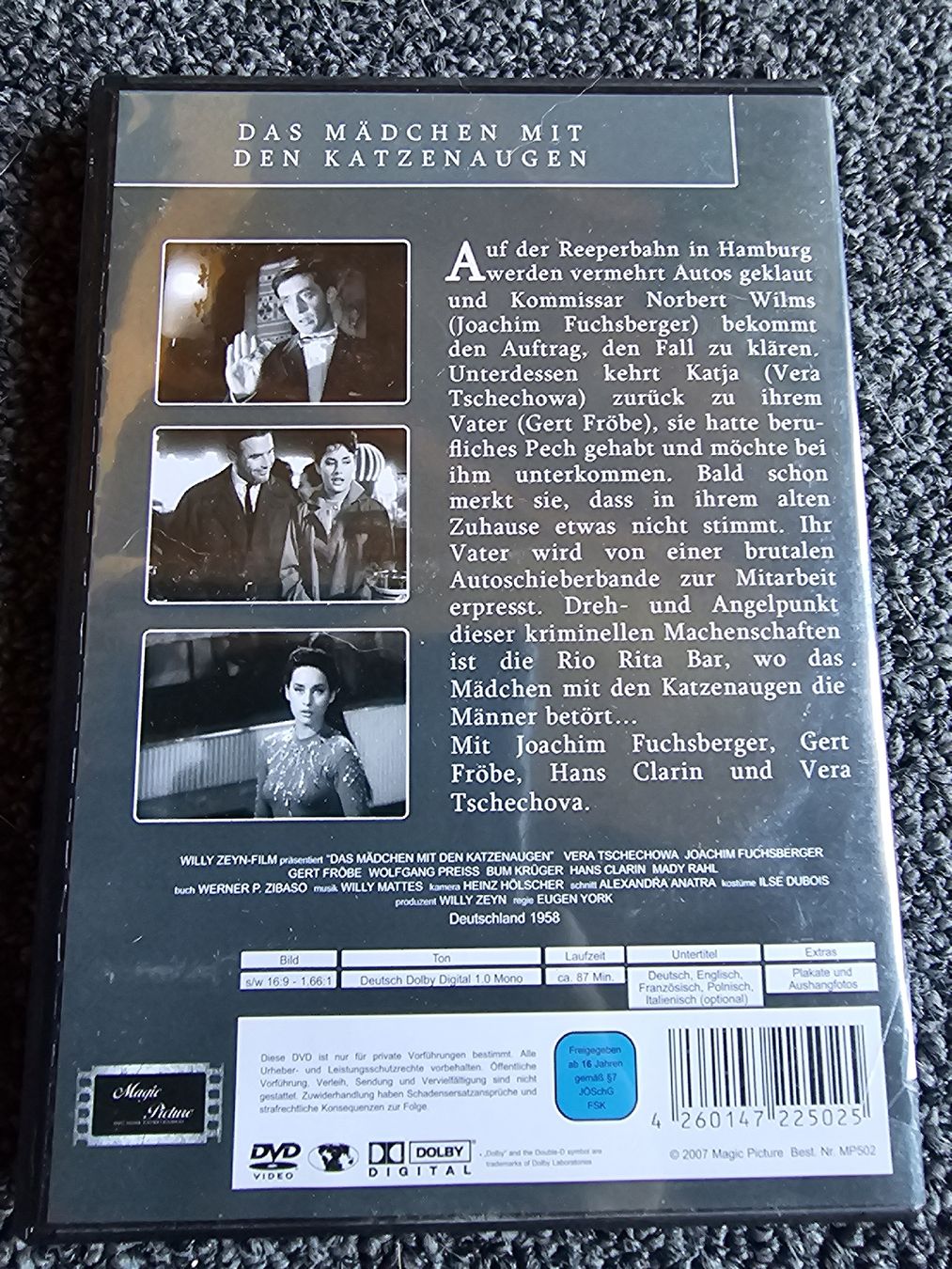 Tutti i DVDs: DVD Das Mädchen mit den Katzenaugen(22139) – Usato da Ruswil venduto da jan_bxl5 1