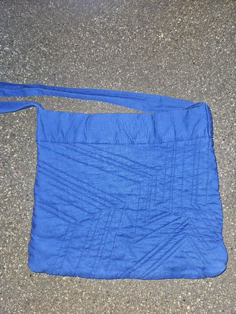 Tasche blau Stoff
