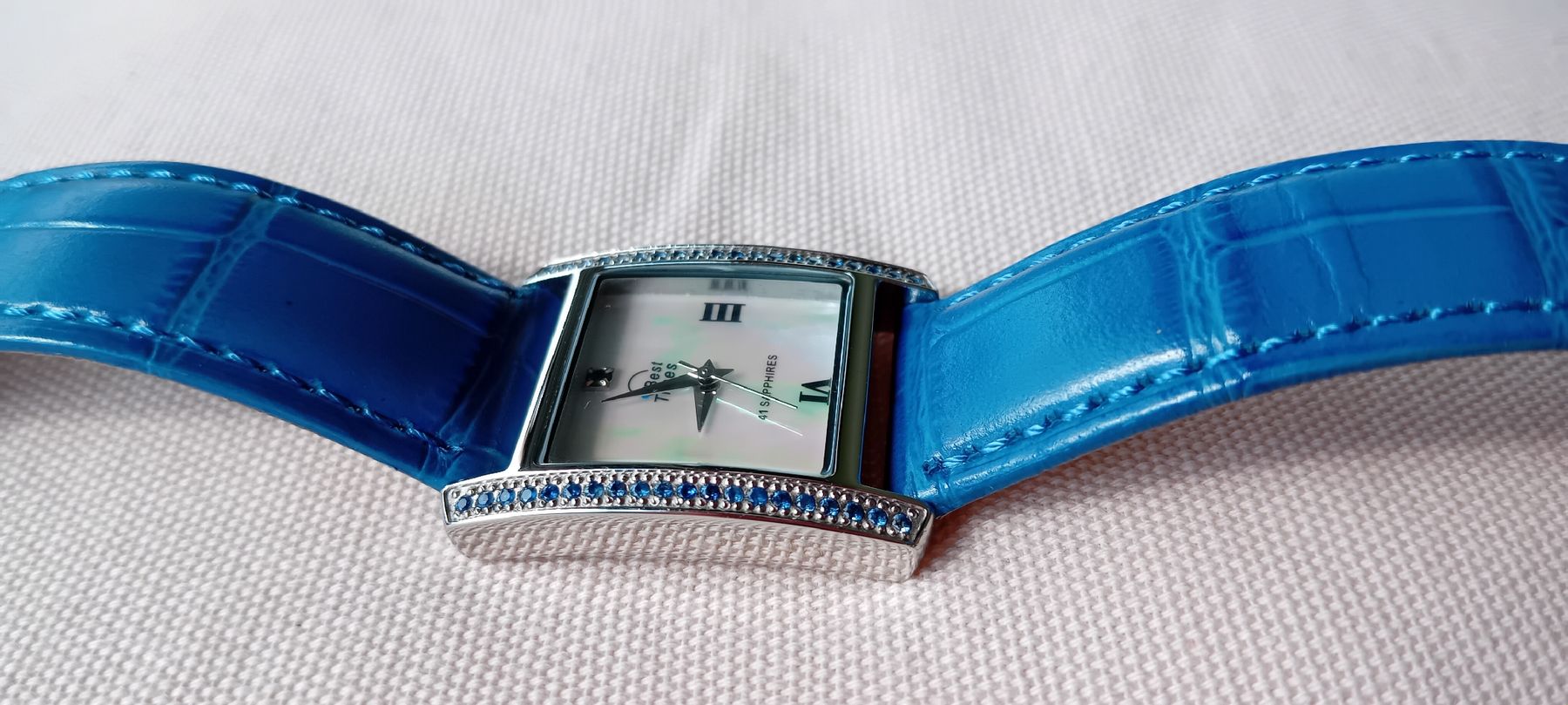 Orologi: Uhr mit Saphiren und Perlmut – Usato da Stans venduto da wer_fd5f 6