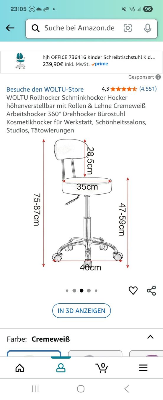 Lettini & sedie per cosmetici: Massage Stuhl – Usato da Wallisellen venduto da Pipi80 2
