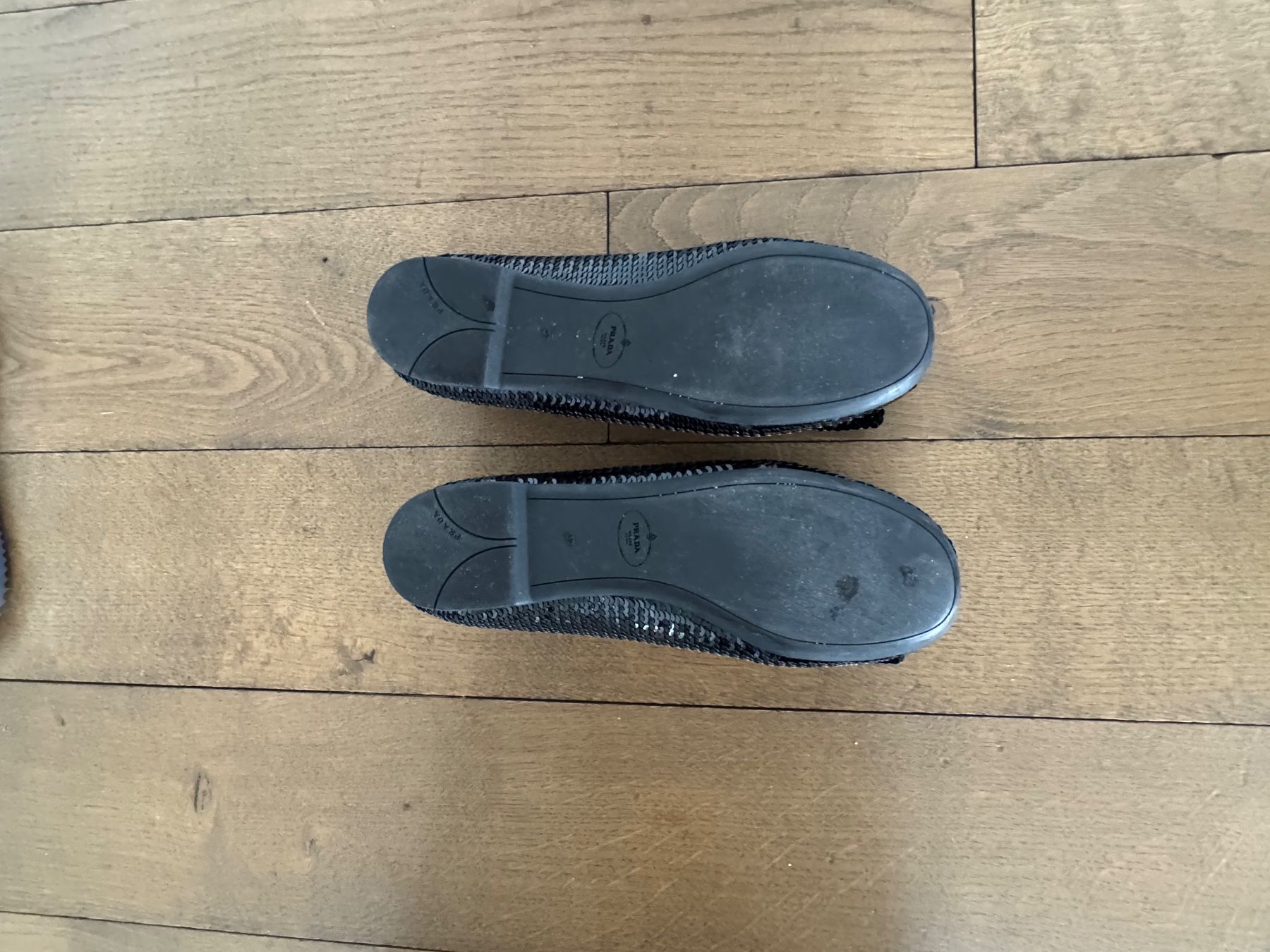 Prada Damenschuhe: Ballerina von Prada, schwarz, Grösse 37 – Neu (gemäss Beschreibung) aus Bolligen von Newyork63 4