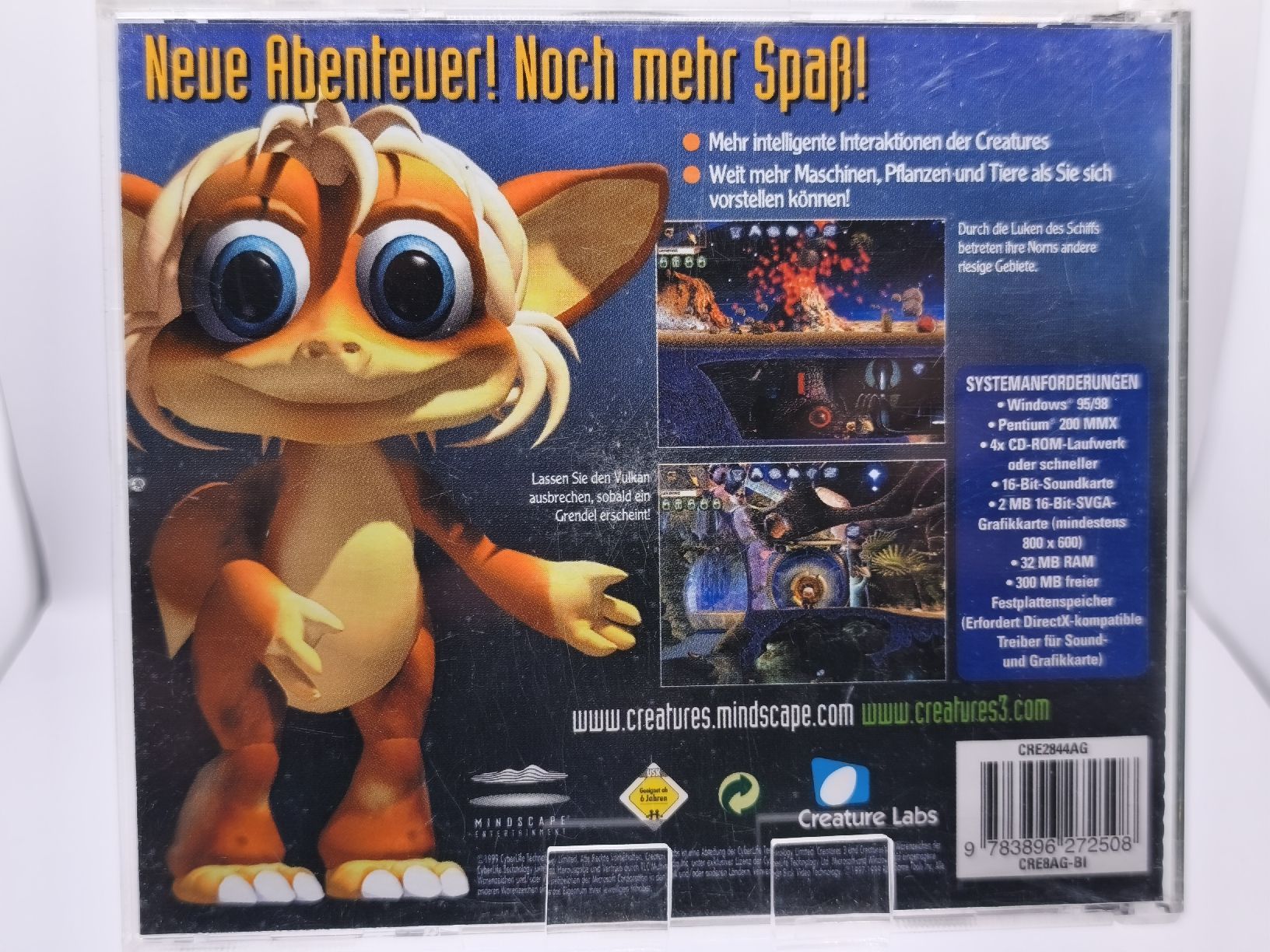 Jeux: Jeu PC Creatures 3 Windows 95/98 CD-ROM – D'occasion à Conthey par Th3gr4yf0x 1