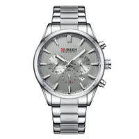 ⌚ Herren Business Uhr Silber Quarz Edelstahl NEU