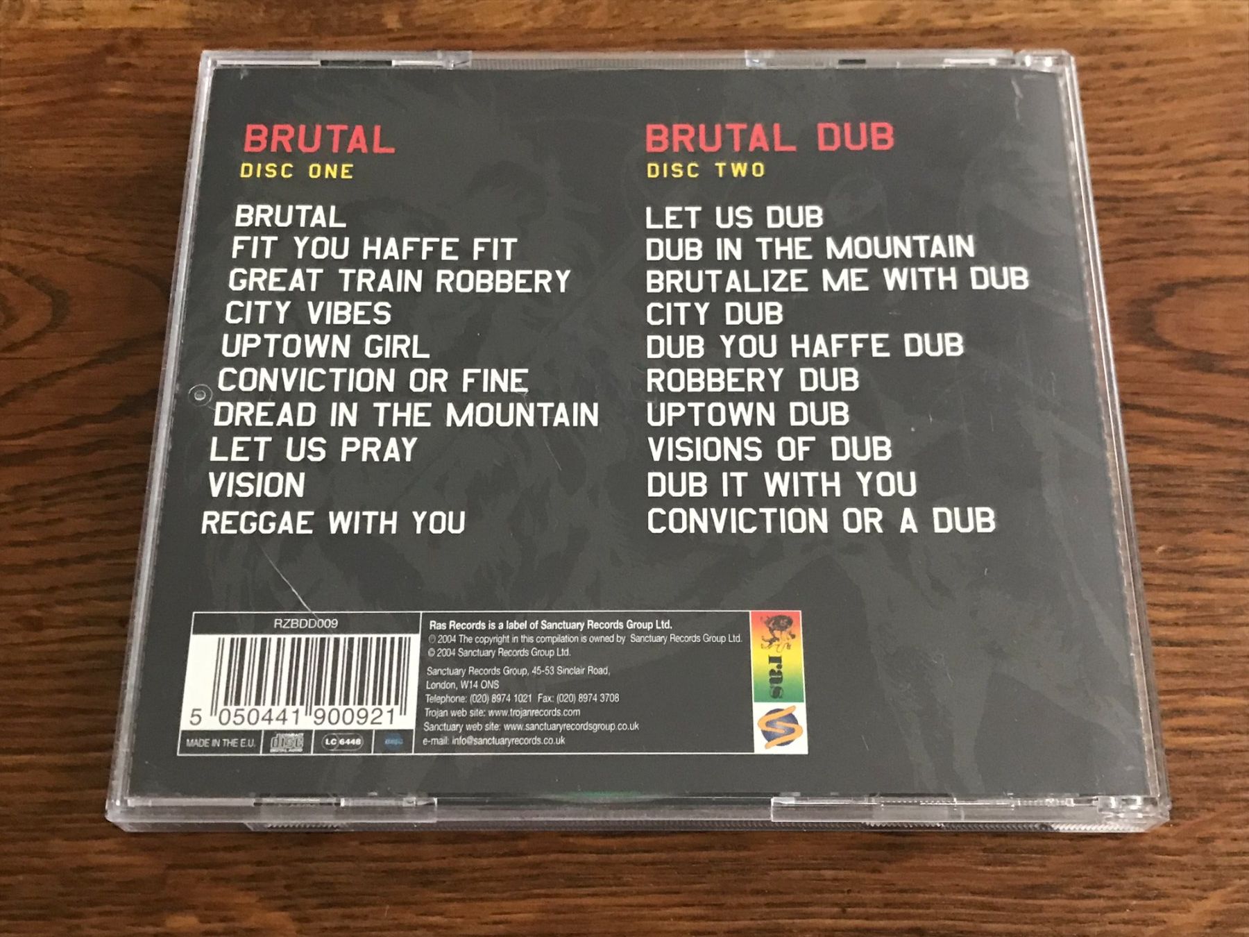 CDs: BLACK UHURU - Brutal - 2CD - Roots Reggae, Dub – Gebraucht aus Buchs AG von Archie 2