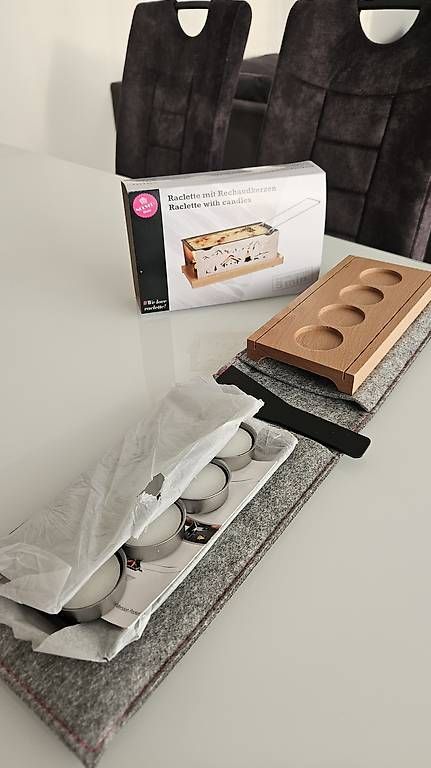 Elettrodomestici da cucina: Racletteset mit Rechaudkerzen – Nuovo e nell'imballaggio originale da Bürglen TG venduto da huda11 1