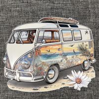 VW Camper Metal Art Schild