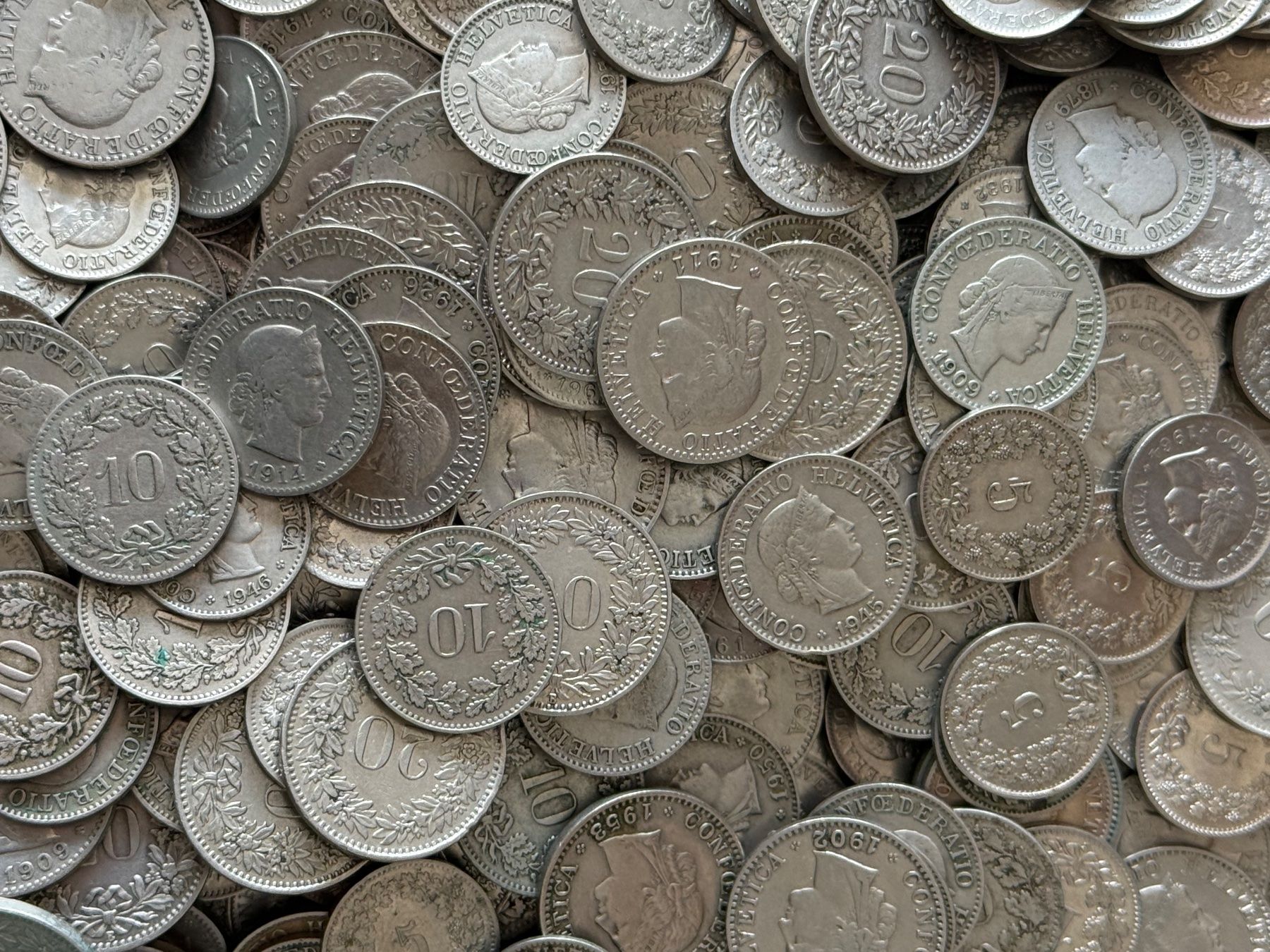 Toutes les monnaies: Über 3kg Schweizer Kleingeld ab 1879 – D'occasion à Hinterkappelen par Numismatik3032 4