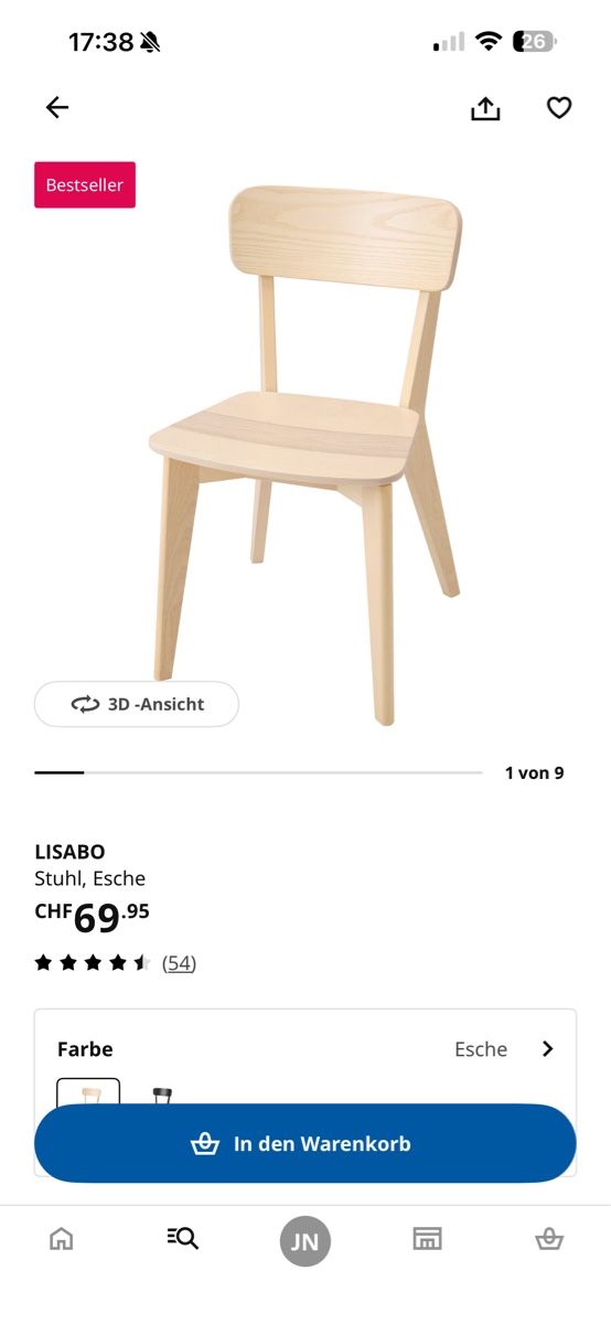 Ikea Set di tavolo e panche: IKEA Esstisch & Stühle Set, Skansnäs, Lisabo – Nuovo (secondo la descrizione) da zufikon venduto da Jacky.N 5