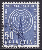 Dienstmarke UIT SBK-Nr. 9 (Symbolische Darstellung, 1960)
