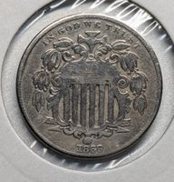 1869 Shield Nickel 🇺🇸