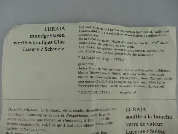 Toutes les décorations: Luraja-Aquaflorium Glaskugel – D'occasion à Volketswil par brockipfannenstil 4