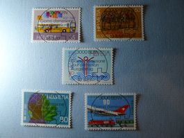 1987 Sonderpostmarken 743-747 5 Marken ET Vollstempel