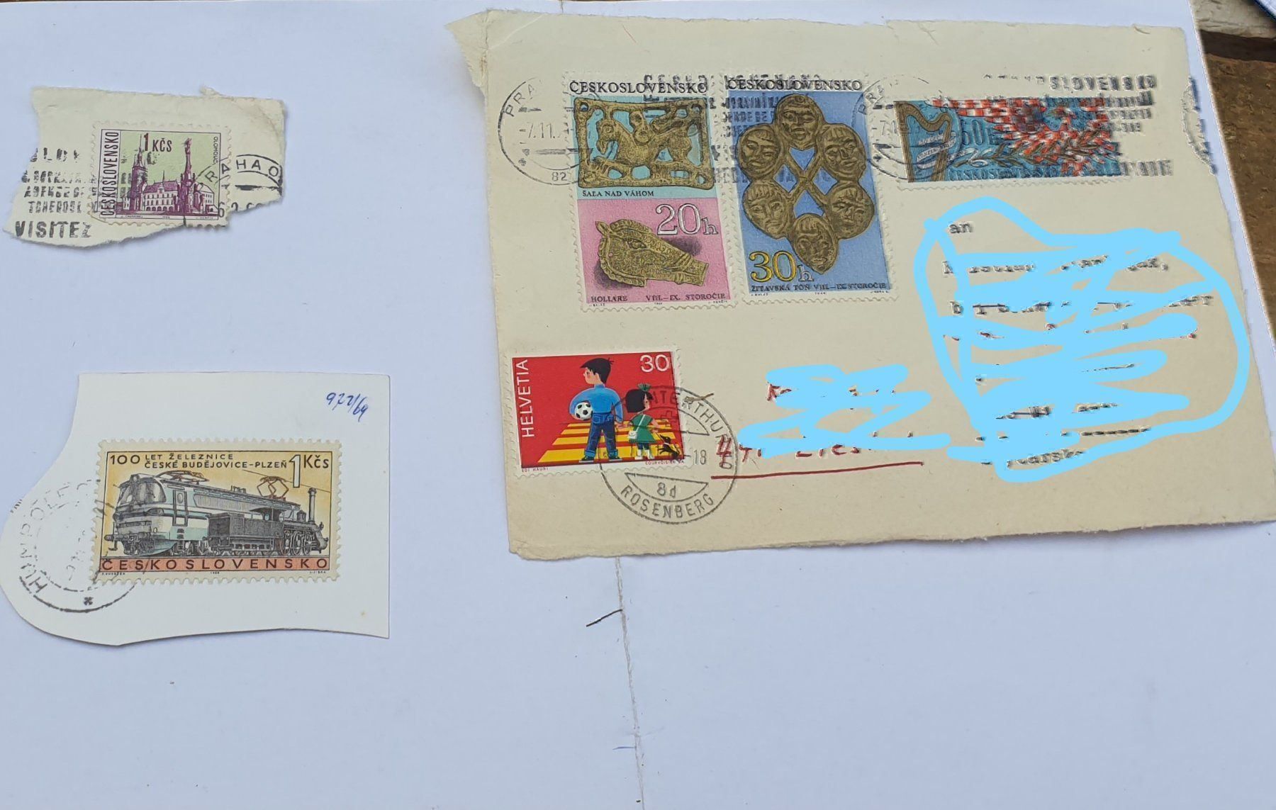 Alle Briefmarken: Briefmarken gestempelt Tschechien – Gebraucht aus Füllinsdorf von Sunnebliemli7