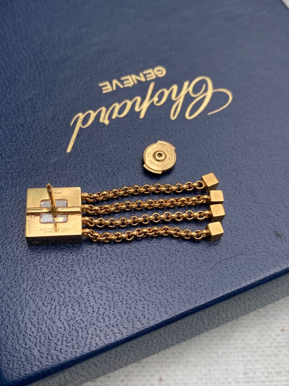 Chopard Orecchini pendenti & Orecchini a lobo: Chopard Ohrhänger,  18 K GG,  mit Diamanten – Usato da Wettingen venduto da taloo 2