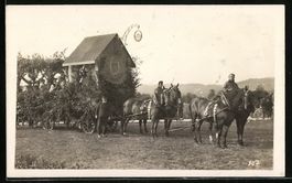 Foto-AK Wetzikon, Sängerfest, Festwagen