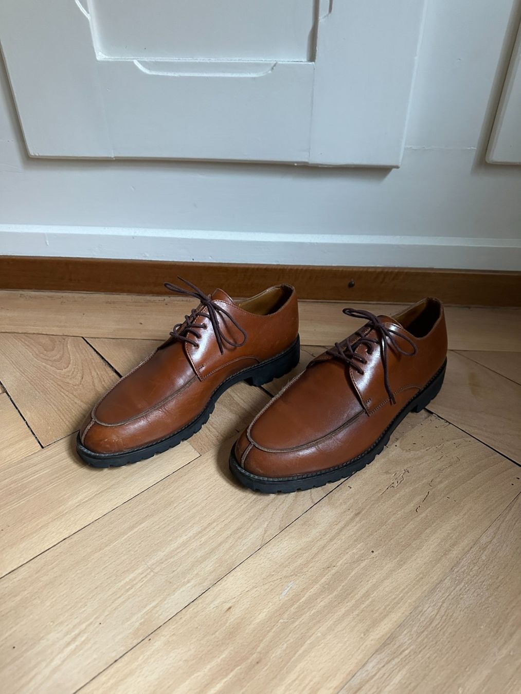 Scarpe da uomo: KALMAN & KALMAN - Leder Halbschuhe cognac 40 – Usato da Zürich venduto da Diazaio