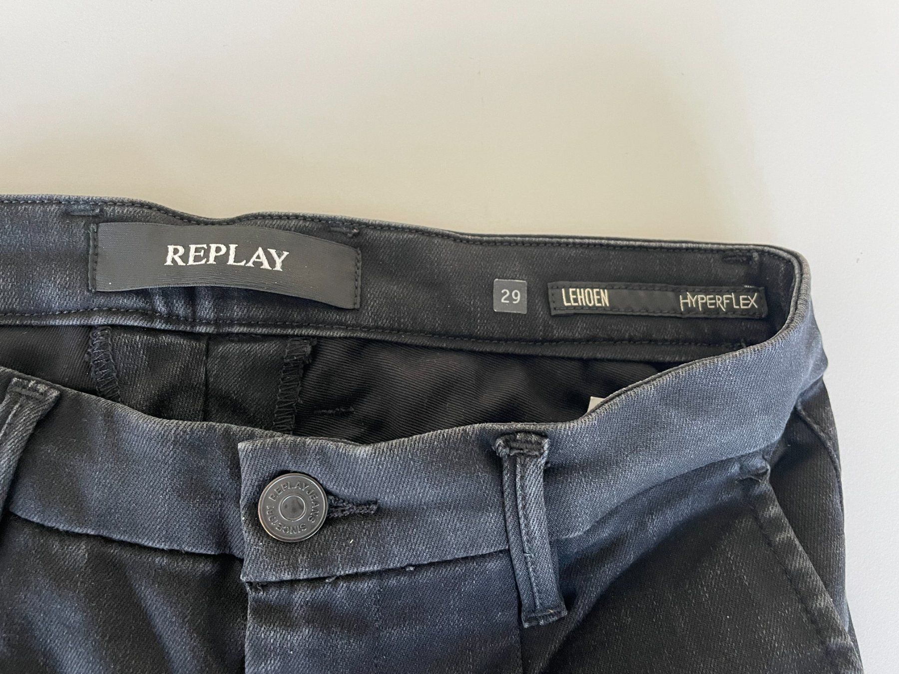 Replay Jeans: Replay Jeans schwarz Hyperflex - Gr. 29 – D'occasion à Turgi par bar_8pdm 4