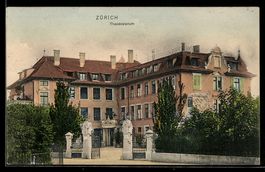AK Zürich, Blick zum Theodosianum