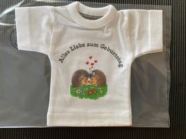 Mini/Flaschen T-Shirts bedruckt