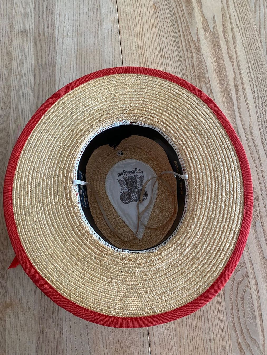 Copricapi, berretti & cappellini: Echter Gondoliere Strohhut aus Venedig, Gr. 56 – Usato da Rüschlikon venduto da Emma01 7