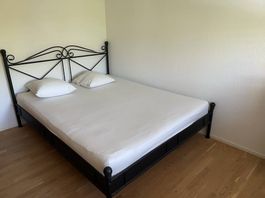 Metallbett Schwarz 160x200cm guter Zustand