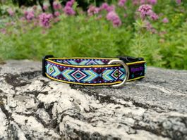 Hundehalsband 2cm "Yuki" handgemacht S