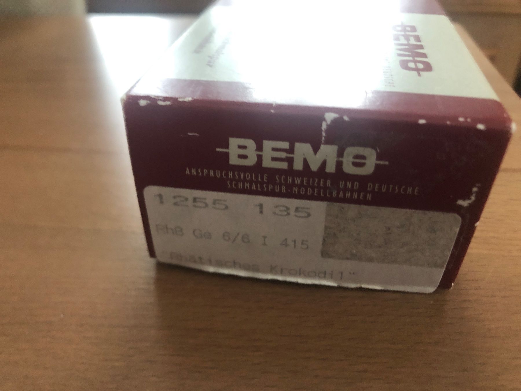 Bemo Modelleisenbahnen: BEMO 1255135 Ge 6/6 I – Neu (gemäss Beschreibung) aus Horriwil von Marks70