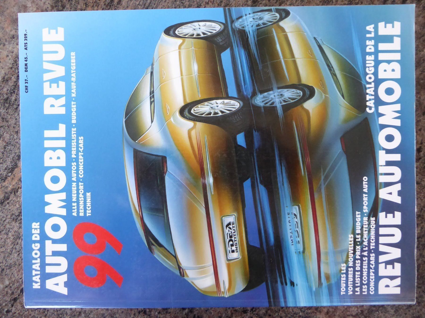 Riviste & Magazine: AUTOMOBIL REVUE KATALOG 1 9 9 9 – Usato da Wilen b. Wil venduto da Rasti2