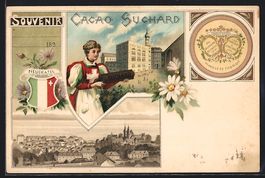 Litho Neuchatel, Kakao Suchard, Frau in 