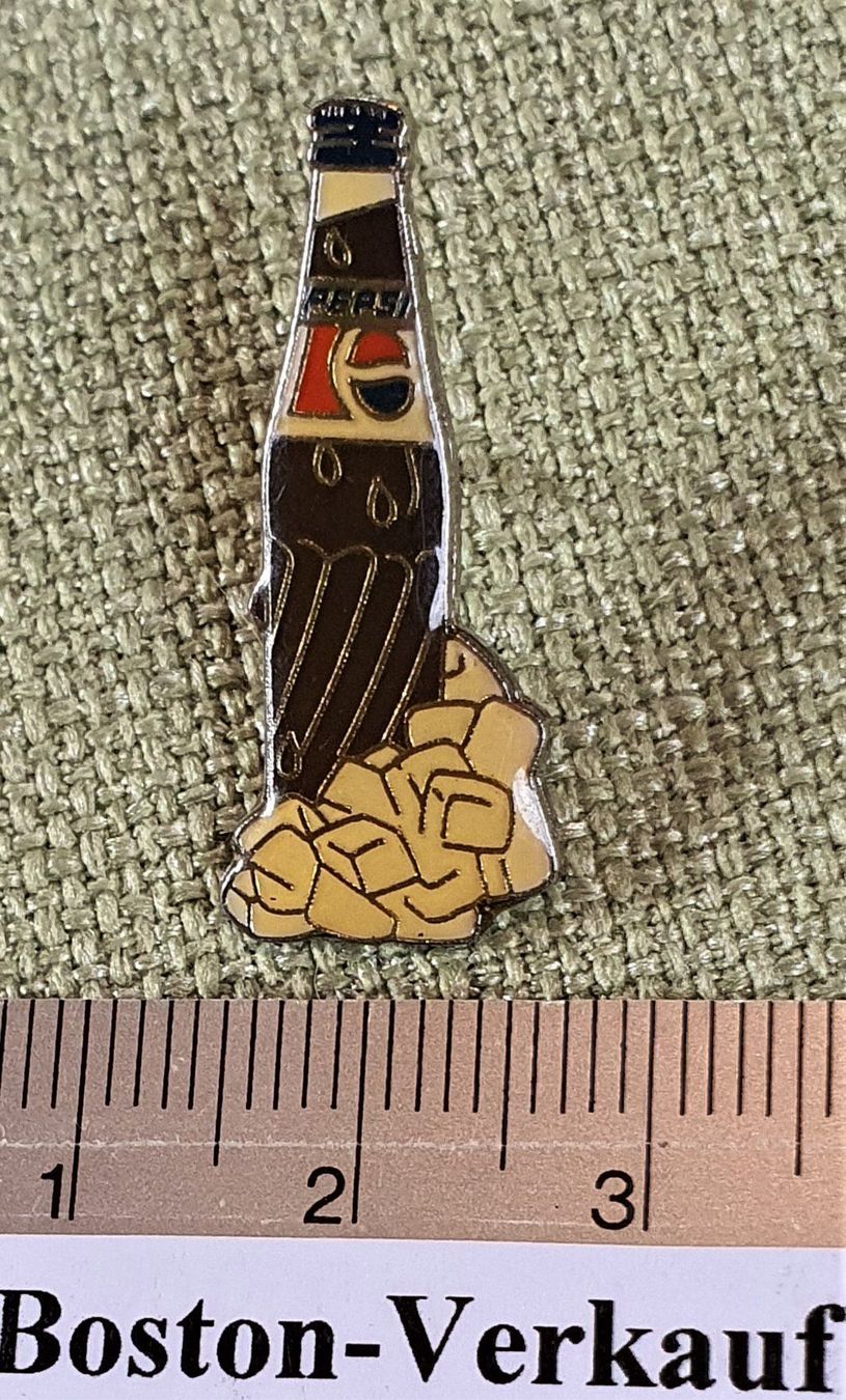 Placchette & Badge: F634 - Alter Pin Pepsi mit Eis – Usato da Reinach BL venduto da Boston-Verkauf 2
