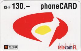 130 CHF TelecomFL Migros Prepaid Telefonkarte
