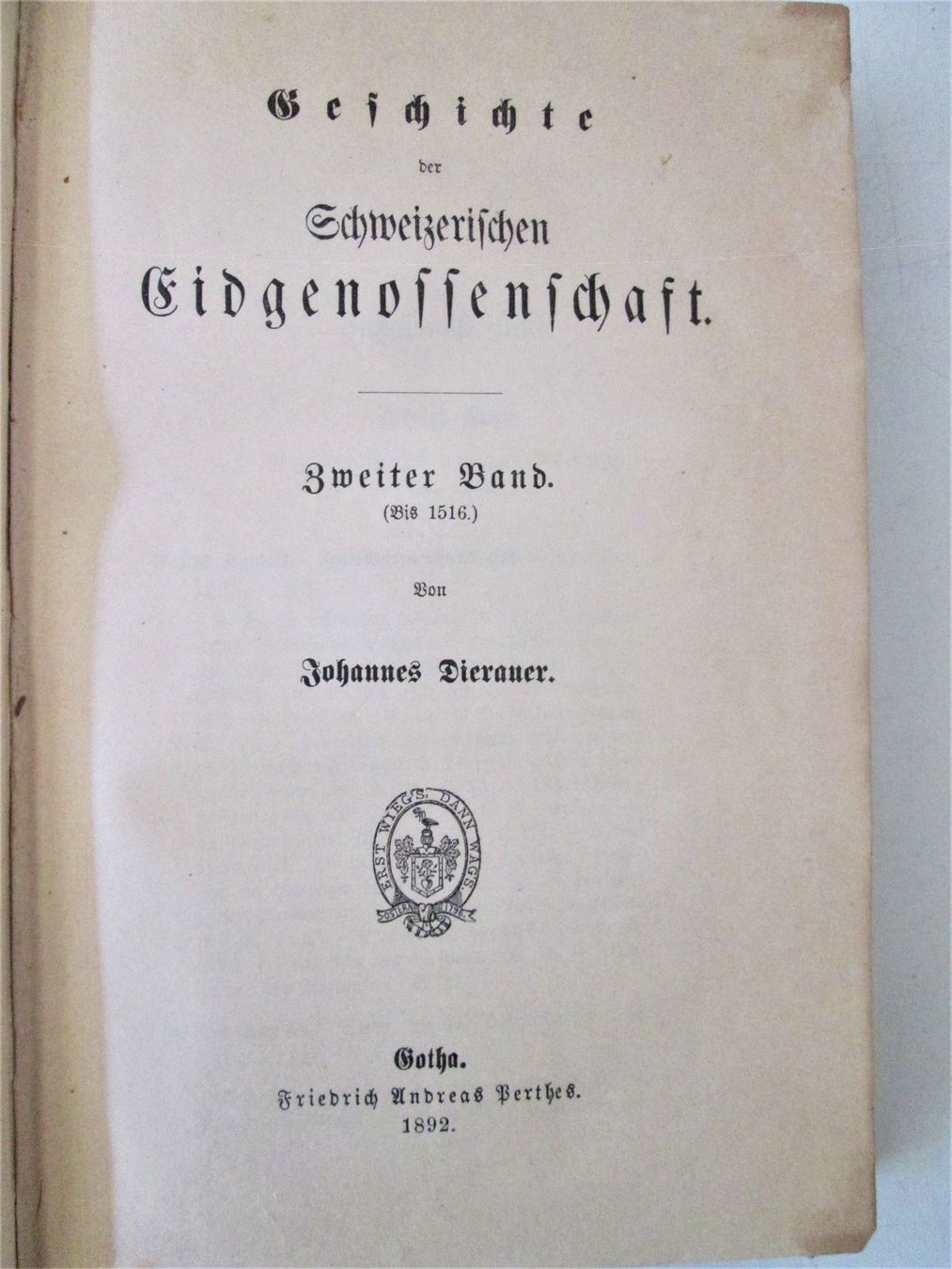 Bücher: Schweizerifchen Gidgenoffenfchaft, 3 Bände – Gebraucht aus Sementina von babucia 3