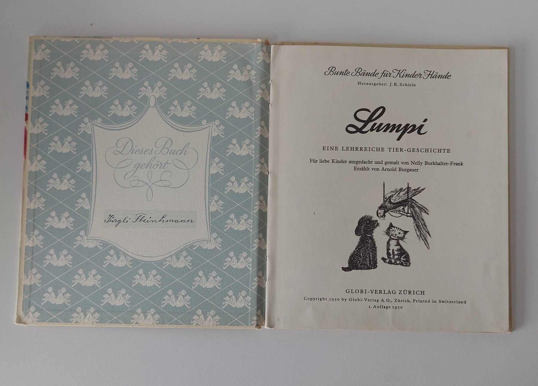 Fumetti: Lumpi  Globi Verlag 1950 Kinderbuch – Usato da Schenkon venduto da Uhu007 1
