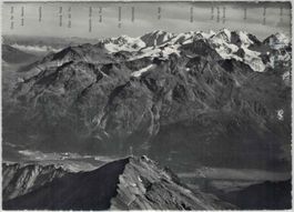 GR 324 Flugbild ST.MORITZ Bergstation Luftseilbahn Piz Nair