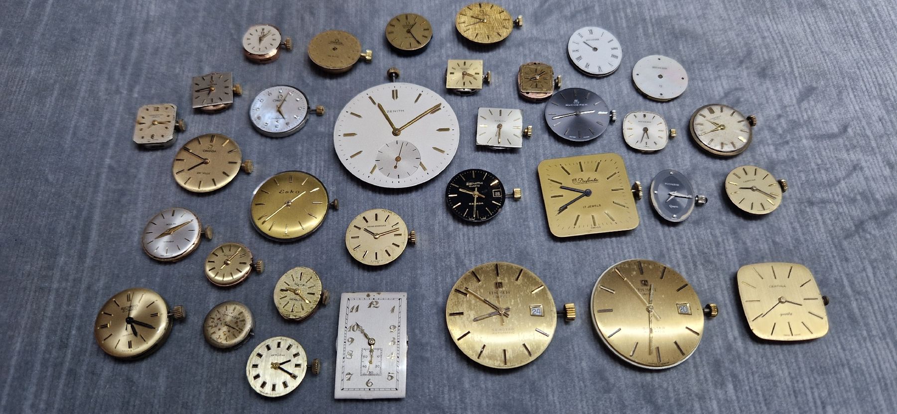 Omega Orologi: Uhrwerke Omega Zenith Bucherer  ect..  – Difettoso da Reiden venduto da Flohmarkt-77 8