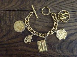 Vintage 1980 Bettelarmband / Lagerfeld