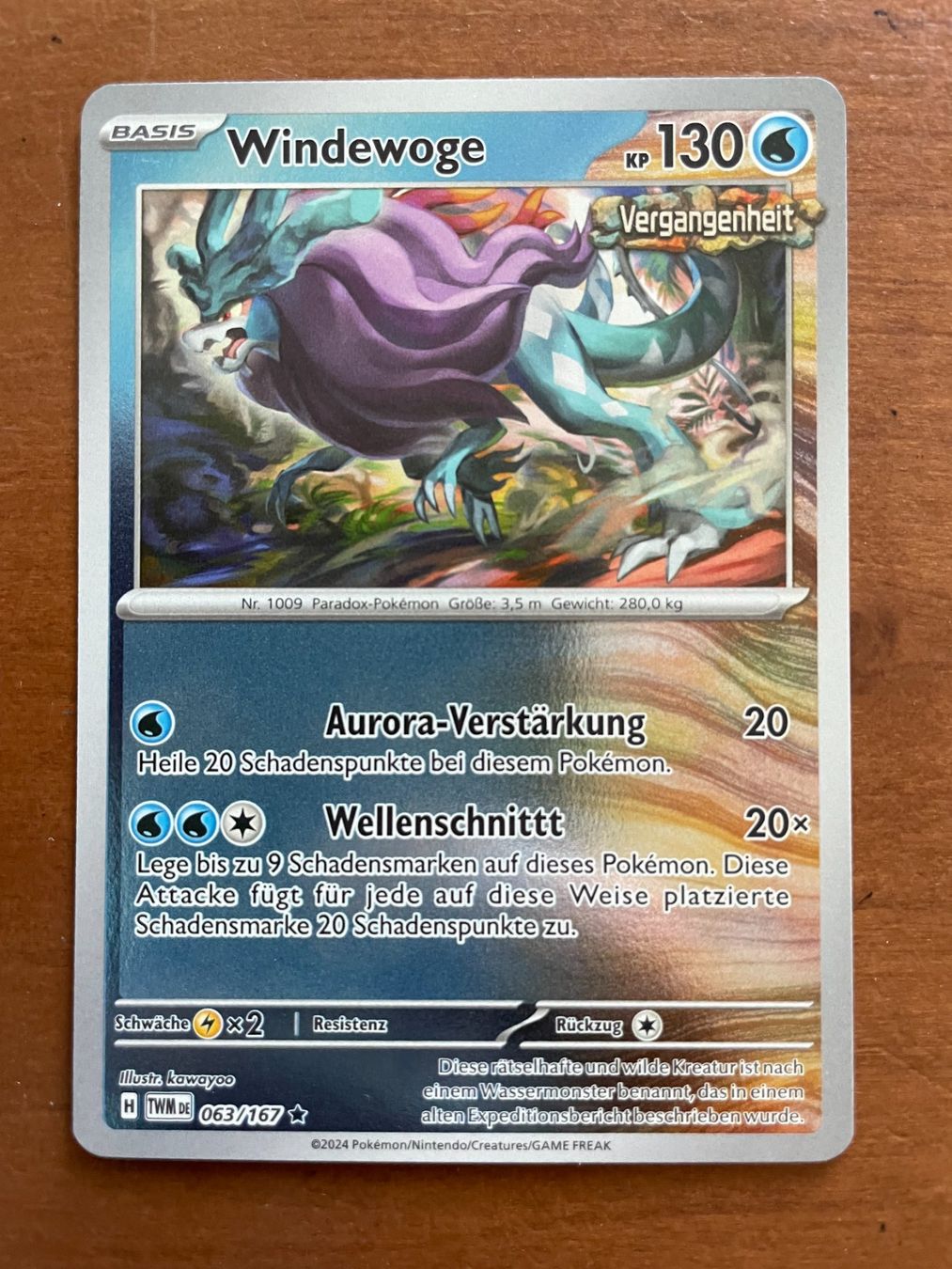 Pokémon Carte collezionabili: Pokemon Windewoge Holo (Versand gratis) – Nuovo (secondo la descrizione) da Chur venduto da Angerson