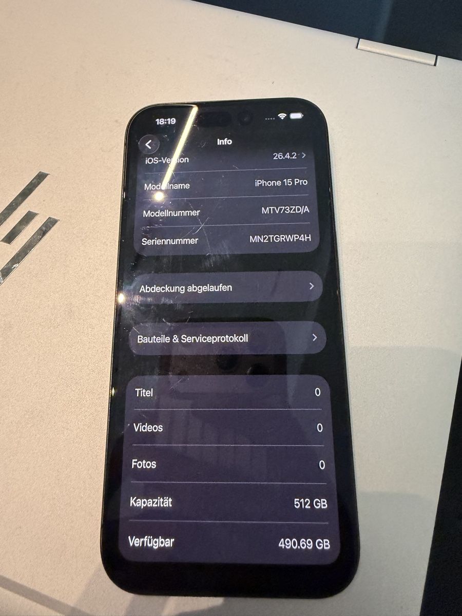 Apple Handys / Smartphones: Iphone 15 Pro 512 GB – Gebraucht aus Adliswil von signorino01 3