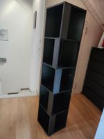 Schwarzes Eckregal 5 Fächer guter Zustand