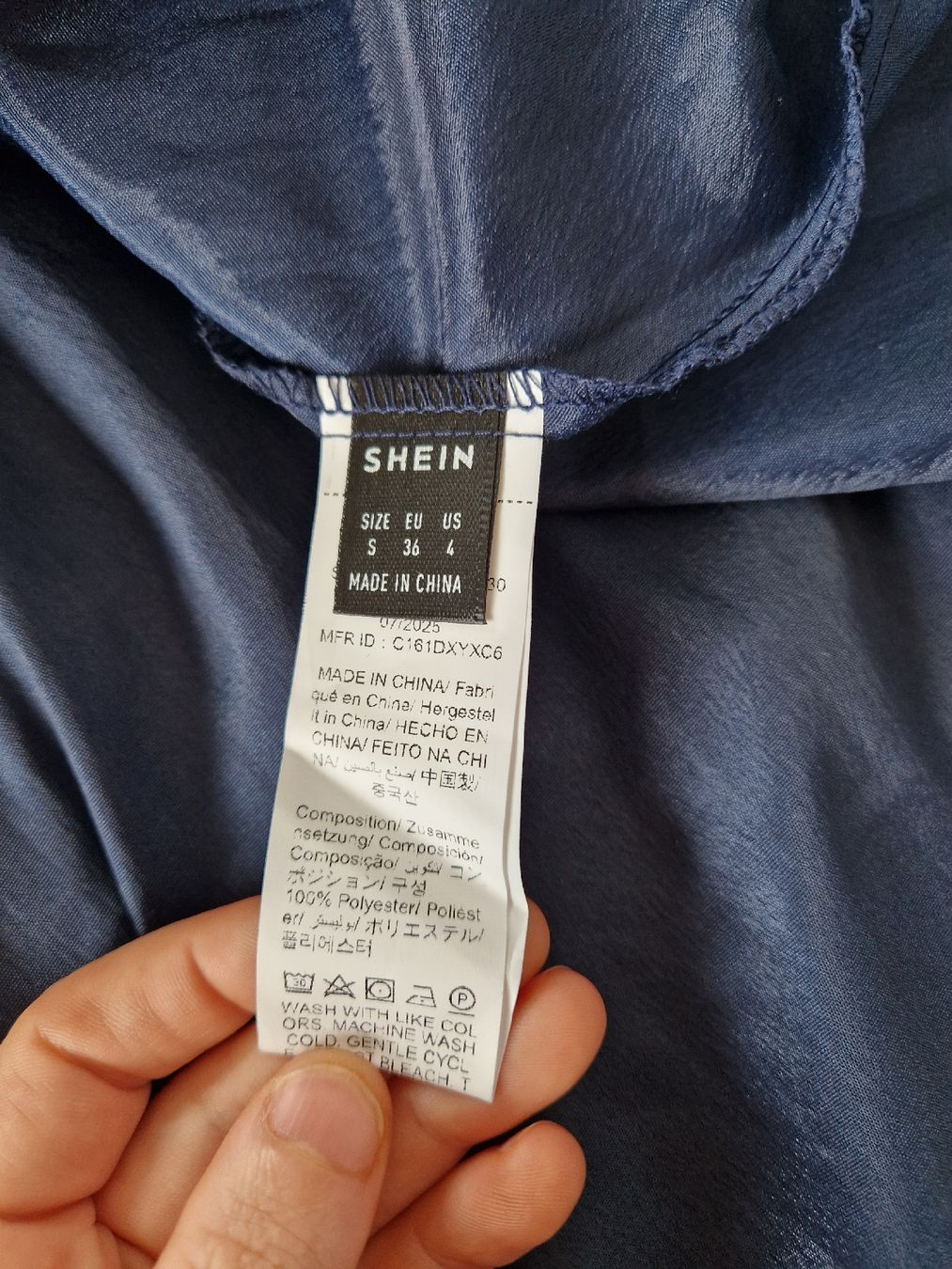 Shein Vestiti: Shein Kleid blau Grösse S 36 – Nuovo (secondo la descrizione) da Luthern venduto da Ricolinchen 3
