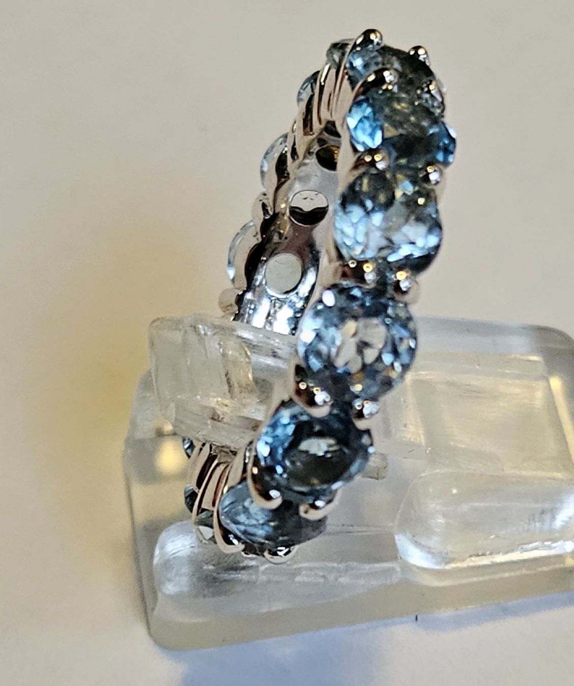 Ringe: Aquamarin Eternity Ring – Neu (gemäss Beschreibung) aus Zürich von Benedikt21 5