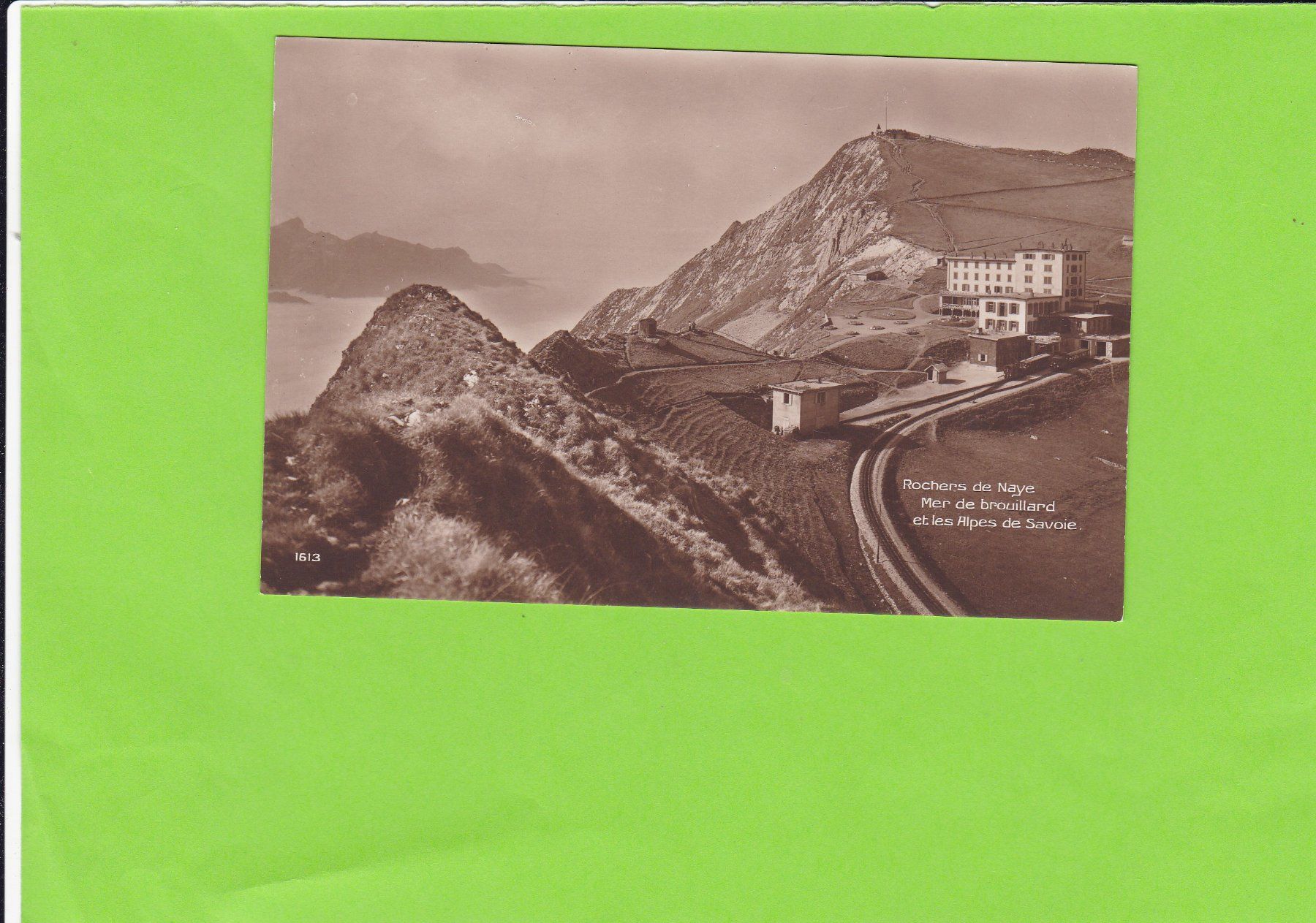 Cartoline postali: Rochers de Naye – Usato da St. Peterzell venduto da neckertal
