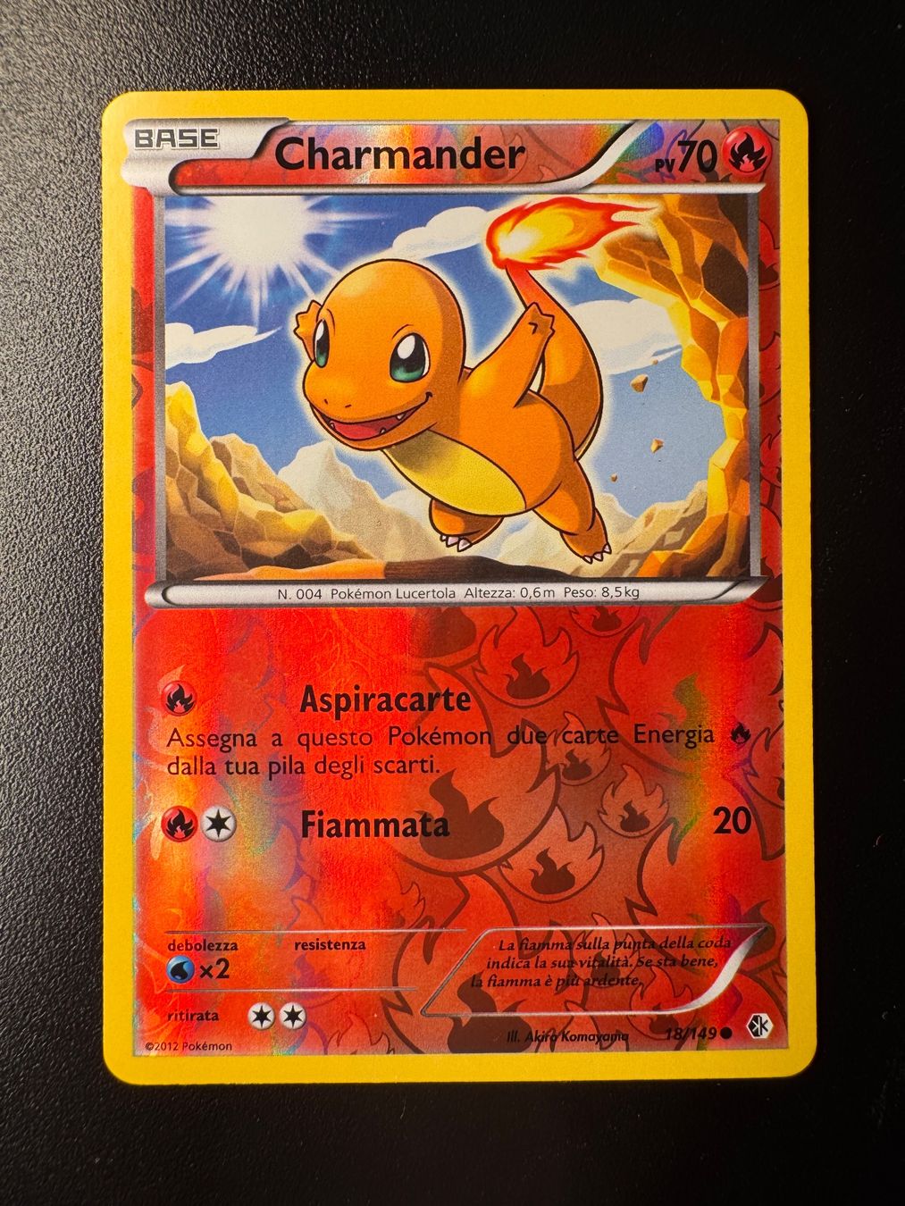 Pokémon Sammelbilder & Trading cards: Pokemon Charmander BCR18 reverse – Gebraucht aus Corticiasca von gio_yp69