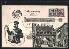 Malchin, Kalensches Tor v. d. Stadtseite