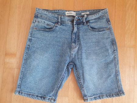 Pull&Bear Jeans Shorts, hellblau, Gr. 42, Slim Fit 😎