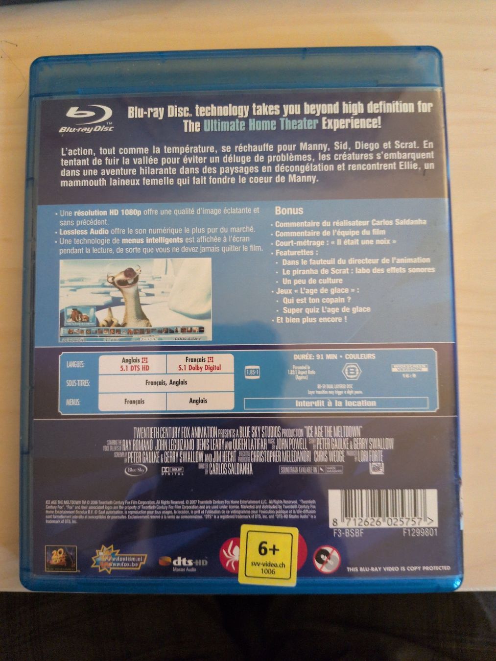 Tutti i DVDs: L'Âge de Glace 2 - Blu-ray – Nuovo (secondo la descrizione) da Gland venduto da Kyostal 1