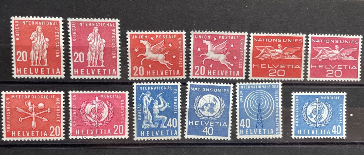 Tutti i francobolli: Lot genfer Ämter postfrisch – Usato da Zug venduto da gip41