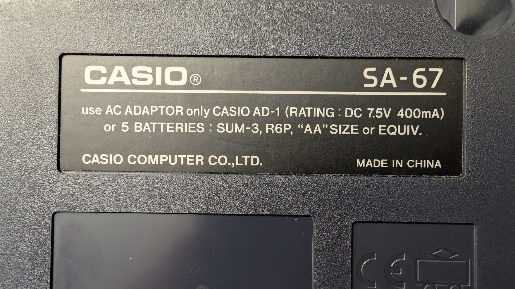 Casio Strumenti musicali: Kinder-Keyboard von Casio mit Rhythmus-Computer ab Fr. 1.- – Usato da Adliswil venduto da Ray3 4