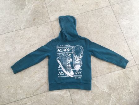 Jungen Hoodie Skate Nation Gr. 122/128 türkis