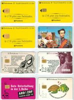 8 Telefonkarten Deutschland S-Serie 1993